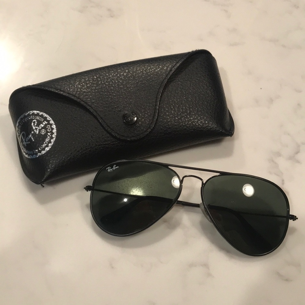 RAY-Ban Full Color Aviators - Full Black